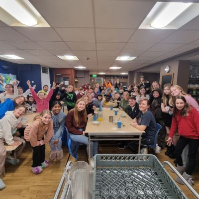 The last supper at RYG! The children are now all ready and excited for our disco tonight :)